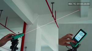 MILESEEY P9 980 ft. Professional Outdoor Laser Measuring Tool for Construction, 4X HD Zoom, 3 in. Backlit Display, P2P P9