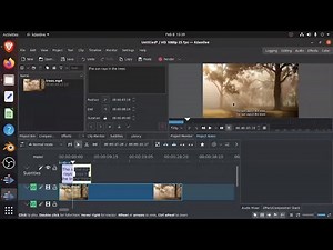 Kdenlive | How to add SUBTITLES |
