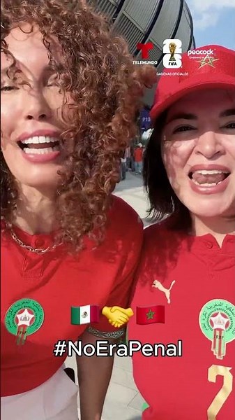 ¡LOS MARROQUÍES APOYAN A MÉXICO! 🇲🇦🤝🇲🇽 | Telemundo Deportes