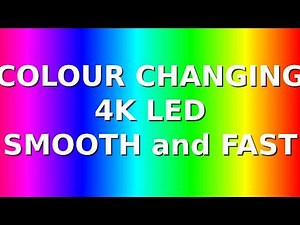 COLOR CHANGING MOOD LIGHT 4K,LED, 12 Hours – FAST SPEED, SMOOTH Multi Colour Screen-Relaxing Rainbow