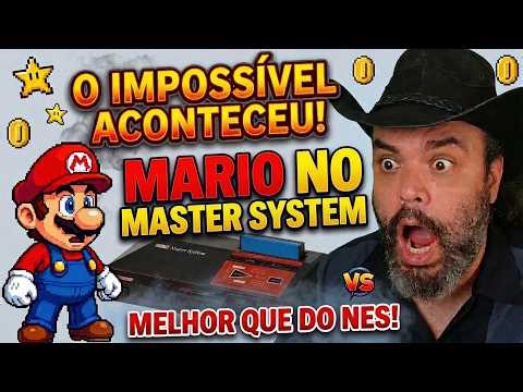 SAIU MARIO BROS para Master System - MELHOR QUE O DO NES - É mais supresa que o SONIC PRO SNES!