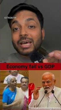India vs 6th economy fall? #trending #gdp