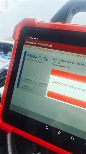 Diagnosing Low Fuel Pressure in Ford Transit