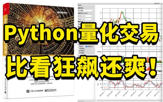 【比看狂飙还爽！】真的太完整了！Python金融分析与量化交易实战全课程，全程干货无废话，入门到精通一步到位！（数据挖掘分析/大数据/可视化/投资/金融/股票）