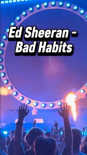 Ed Sheeran Performs Bad Habits Live at Optus Stadium Perth #LoopTour #BadHabits