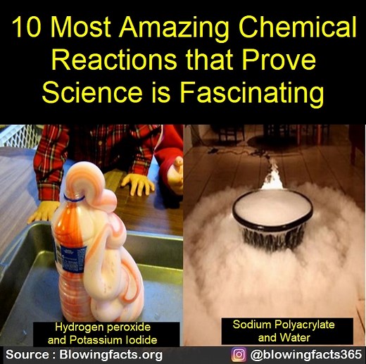 571K views · 1.3K reactions | 10 Most Amazing Chemical Reactions that Prove Science is Fascinating | Facts that will blow your mind | Facebook