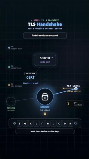 Working of a Transport Layer Security Protocol