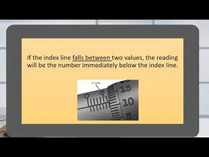14 How to read a metric micrometre
