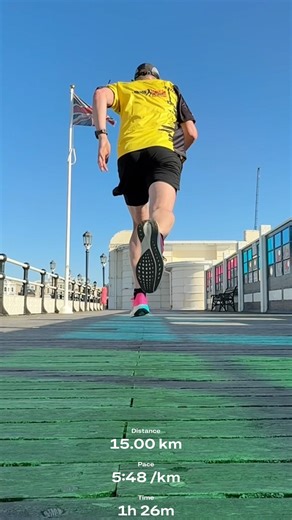 Worthing Parkrun Sandwich, with obligatory lap around the pier #worthing #running #runner #strava