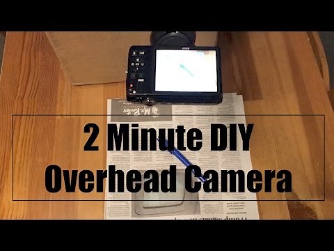2-Minute DIY Overhead Camera Rig