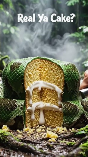 🐍 Anaconda Cake Cut Surprise 🎂 | Real vs Cake Challenge