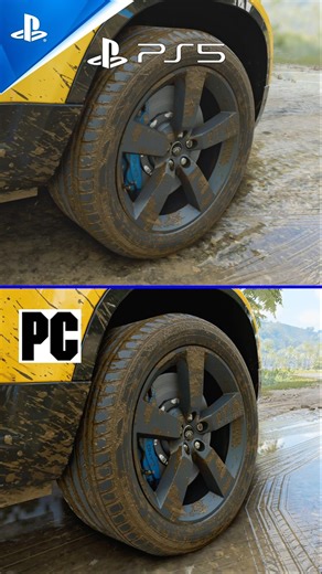 The Crew Motorfest PC Vs PS5 version! #motorfest #pcgaming #ps5 #comparison #shorts