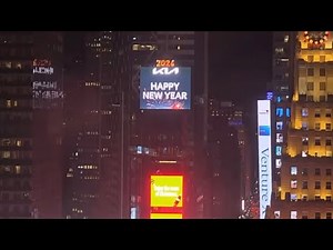 Times Square Ball Drop Test 2026!🎉