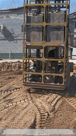 Building foundation mechanical ramming process