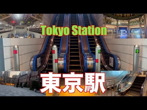 【escalator】Tokyo Tokyo Station HITACHI escalator