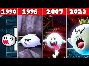 Evolución de BOO en Super MARIO Bros (1988-2024)