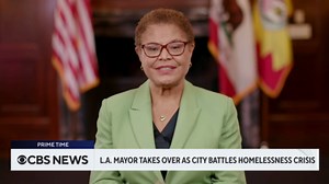New Los Angeles Mayor Karen Bass contends with homeless crisis