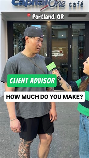 Salary Transparent Street on Instagram: "How much does a #ClientAdvisor make? Filmed at the Pioneer Courthouse Square @capitalonecafe📍 #capitalonepartner #salarytransparentstreet #salarytransparency #paytransparency"