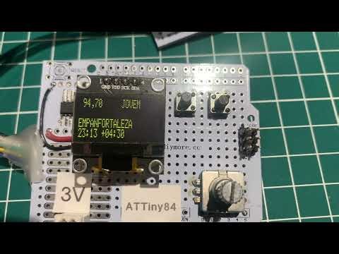 Monitoring RDS with SI4703, ATTiny84 and PU2CLR SI470X Arduino Library