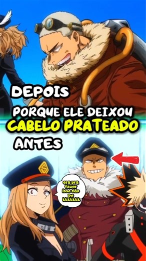 🤣👴🏻Por que o Inasa pintou o cabelo no time skip? Boku no Hero