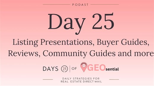 Want to know the perfect way to show your real estate expertise to your future clients on the listing appointment? Wish that every conversation with someone was more likely to get you a new listing? Take 16 minutes of your day and I'll show you the GEOsential Booklet, how to create it and exactly how to use it. | The Hyper Local Agent - GEOgraphic Farming Training for Real Estate Agents | Facebook
