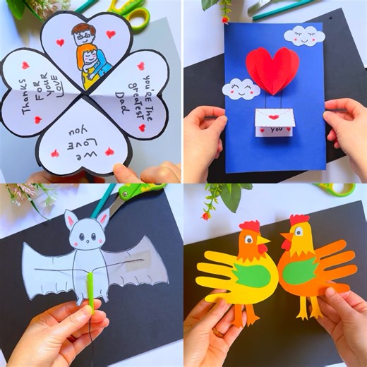 Make these crafts with your child 😍😍 | Art Crafts