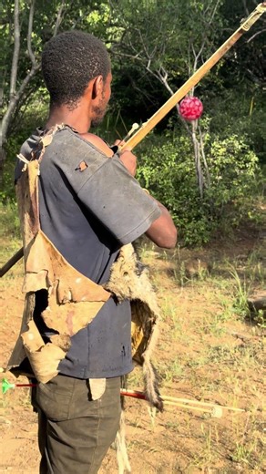 Balloon Target Practice | Hadzabe Hunters Show Amazing Arrow Accuracy