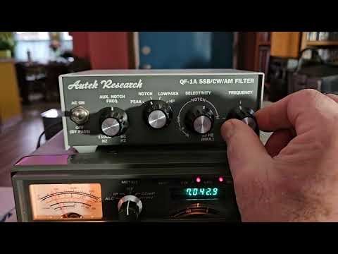 AUTEK RESEARCH QF 1A SSB CW AM FILTER ON NOTCH