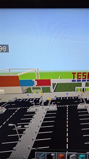 Construyendo un enorme parque comercial en Minecraft