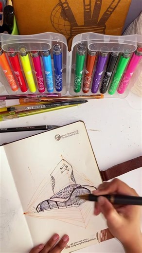 Sketching day 7l Curvature #habeshatiktok #ethiopian_tik_tok🇪🇹🇪🇹🇪🇹🇪🇹 #architecture #design #sketch