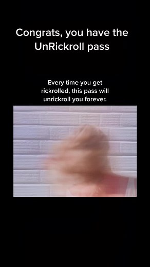 Use this for your own security #fy #fyp #foryou #foryoupage #foryourpage #fypp #unrickroll #invest #pass #rickasley