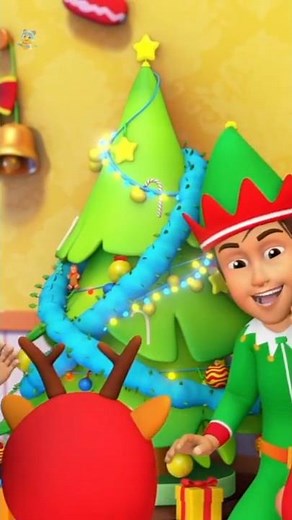 We Wish You a Merry Christmas, Fun Christmas Carols #nurseryrhymes #kidssongs