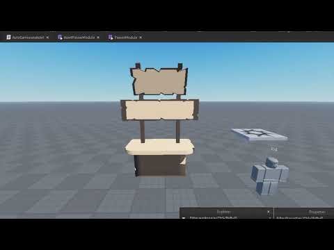 Booth made in roblox studio