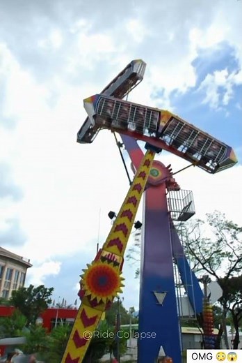 Terrifying Moment Kamikaze Ride Breaks Mid-Air! 🎡😱 | Real Footage