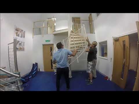 Disassembling Our Old Showroom Spiral Staircase