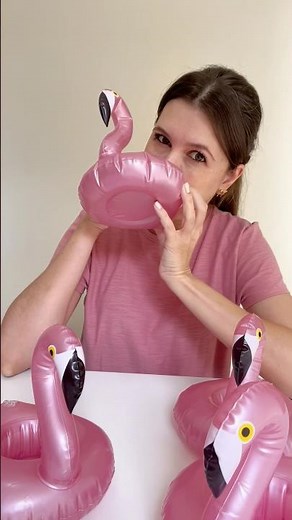 Meu mini exército de flamingos!