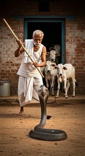 Brave Farmer Saves Cows Family From Deadly Flood Rescue Mission #farming #rescue #animals