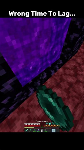 Wrong Time To Lag #minecraft