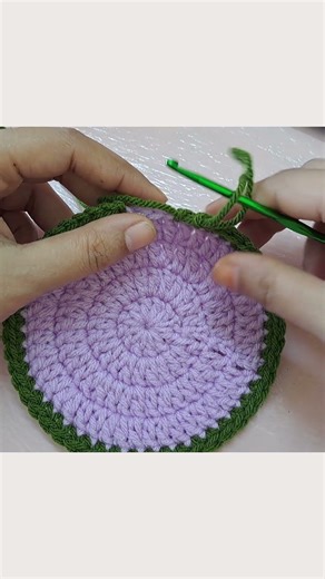 Crochet coaster for beginners #crochet #shorts #viral