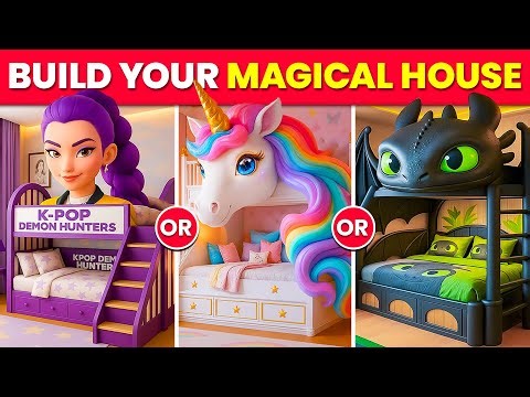 Would You Rather - Build Your Magical $10,000,000 BACKYARD House 🌳🏡🌷🪁🤑✨