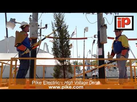 Pike Electric Live Line Demonstration at iP Safety Conference and Expo
