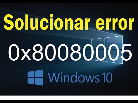 Fix Error 0x80080005 in Windows 10