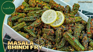 1.6M views · 4.6K reactions | Enjoy a flavorful and crispy side dish with this easy Masala Bhindi Fry Recipe! Packed with spices and crunch, this Masala Bhindi Fry is perfect with roti or dal-chawal. #MasalaBhindiFry #CrispyBhindi #IndianRecipes | SuperChef | Facebook