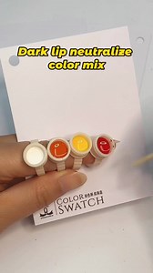 Charming Tattoo on Instagram: "Understand modifier color: white, yellow, light coral and orange 👄White (generally used for dark lips) Its function is: lighten dark spots, lighten lip color, avoid darkening in the later stage, reconcile color, and soften color difference 👄Yellow (mostly used for dark purple, cold black lips) Its function is: to brighten the lip color, increase the sense of warm color, prevent purple and rose red in the later stage 👄Light coral (special color for lighten the da