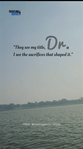 Dr. Addy 🇮🇳 | Traveling Dentist on Instagram: ""They see the white coat and the title, but never the countless sleepless nights, the struggles hidden behind the masks, the weight of every life entrusted to their hands. They see the healing, but not the heart that beats tireless with hope and sacrifice, unseen yet unwavering." Follow @travelingdentist_official #travelingdentist #mbbs #bds #dentitis #dentist #doctor #healthcareheroes #healthawareness #dentalcamps #doctorsofinstagram #doctorquote