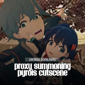 ✧ #PROXY & #PYROIS | Proxy gains Pyrois power cutscene: side by side. . Zenless Zone Zero 3.0 Cutscene #zzzero #zzzcreators #zzzvideo