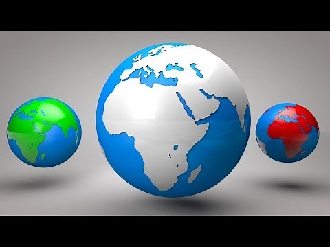 Cinema 4D Tutorial - Create Earth in C4D | Cinema 4D Beginners Tutorial | C4D Tutorial