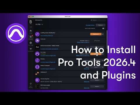 How to Get the Pro Tools 2026.4 Software Update