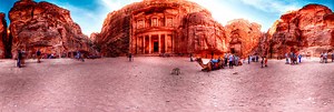 tresor of petra. jordan 360 Panorama | 360Cities