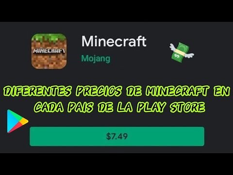 💸 ¿CUANTO CUESTA MINECRAFT EN CADA PAIS EN LA PLAY STORE? 💸😲🤔